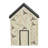 Buzzy Bees Bee House MDF Wall Sign 6x4.5x1