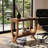 2-Tier Solid Wood End Table, Walnut-604283465