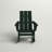 POLYWOOD Modern Adirondack Rocking Chair-50289031