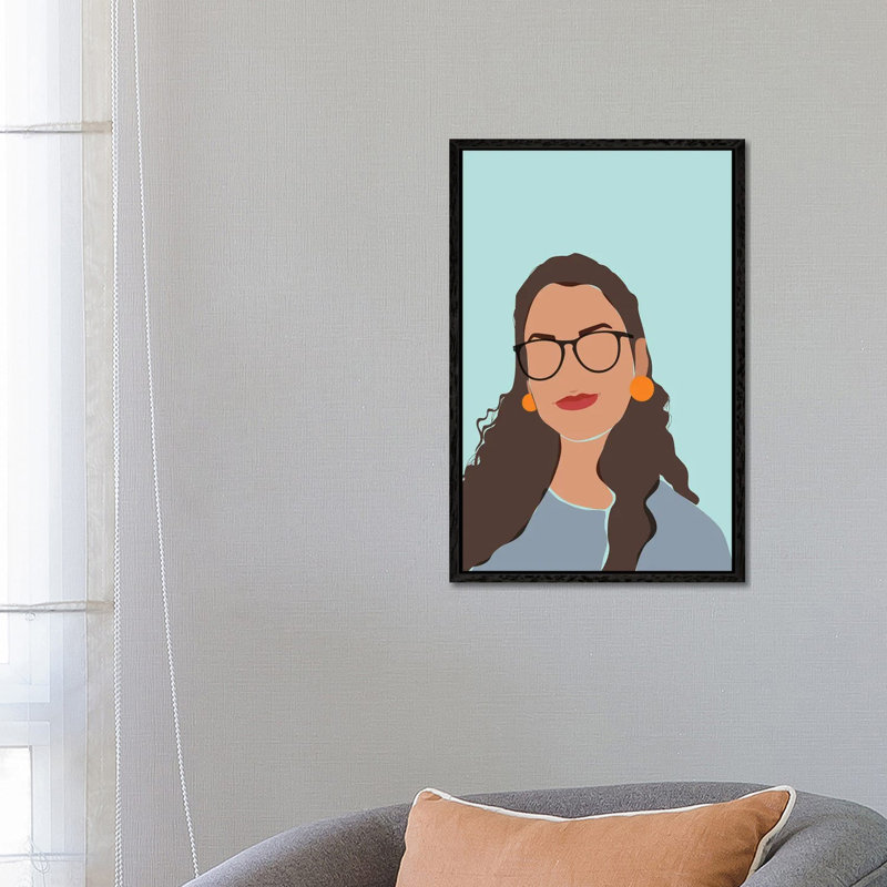 Vision - Print on Canvas, Black Framed, 66.04 cm H x 45.72 cm W
