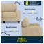 Serta Palisades 61" Straight Arm Sofa with Easy Care Fabric, Plush Pillow Back and Pocket Coil Seat Cushions-21687442