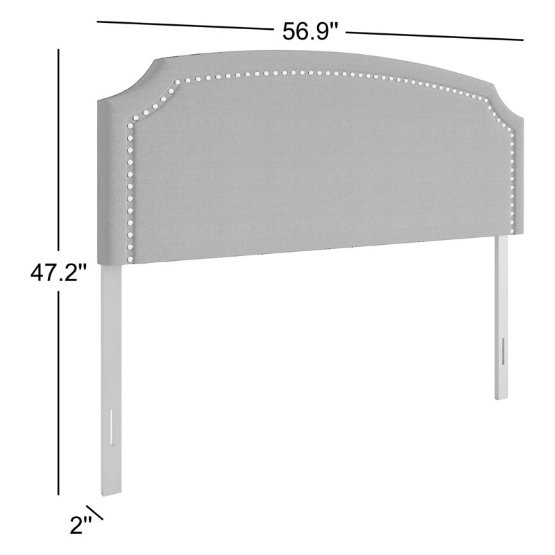 Richards Upholstered Headboard, Twin, Black