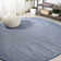 Amidon Modern Flatweave Solid Blue Indoor/Outdoor Rug