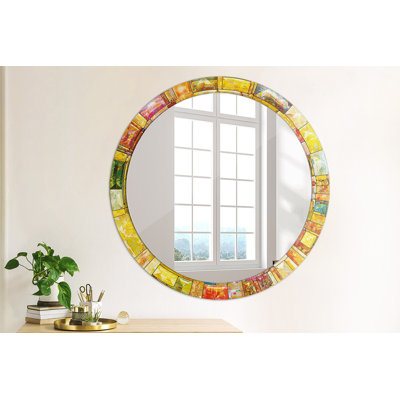 Huldar Glass Flat Wall Mirror
