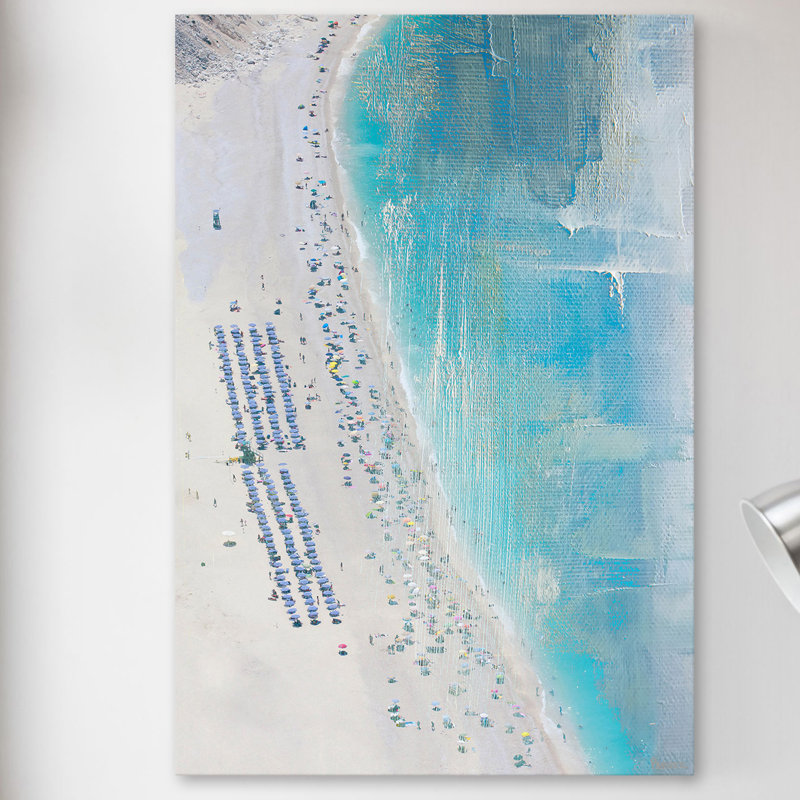« the coast », reproduction d’art sur toile tendue, H 30 po x l 20 po x P 1,5 po
