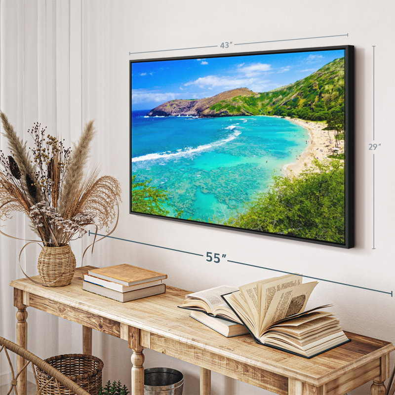 Impression sur toile Snorkel Bay Oahu, H 29 po x l 43 po