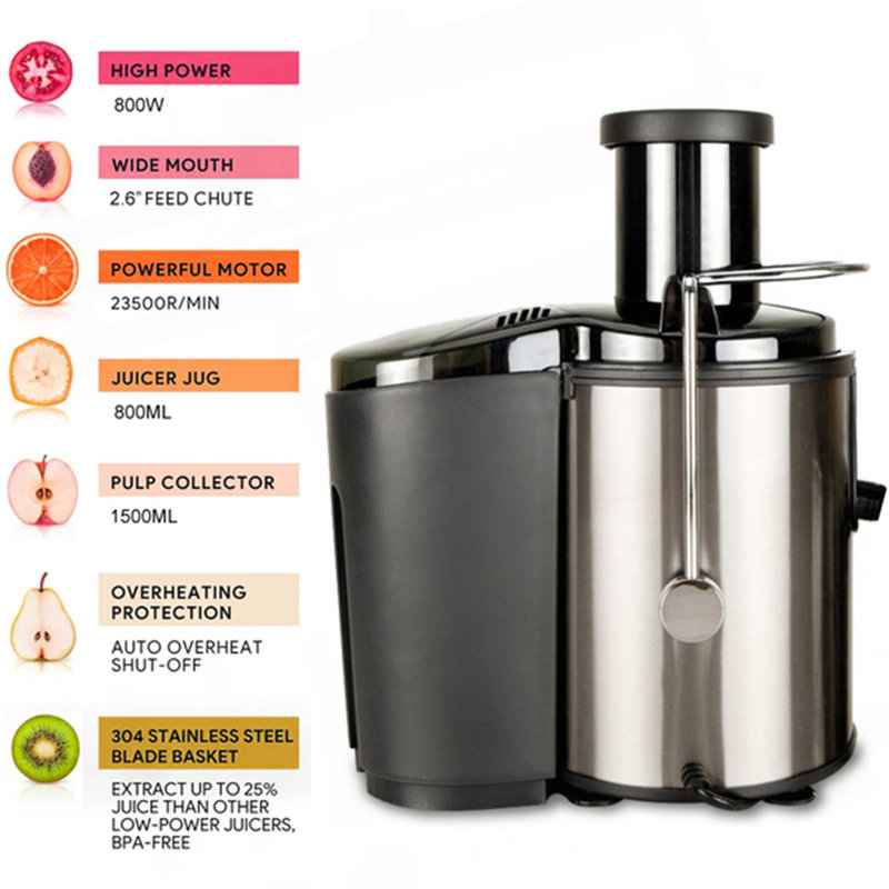 Centrifugeuse électrique multifonctionnelle 800 W 800W
