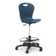 Virco ZUMA® Series Backed Adjustable Height Lab Stool with Wheels