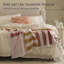 Double Stitch 100% Cotton Soft Knit Throw for Couch Geometric Pattern-108939590-108939588