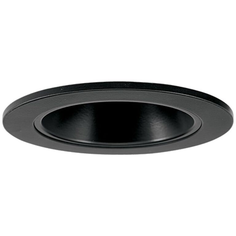 3'' Adjustable Recessed Trim, Black