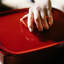 Burgundy Rect. Baking The Right Dish + Lid 14.2 X 9.1