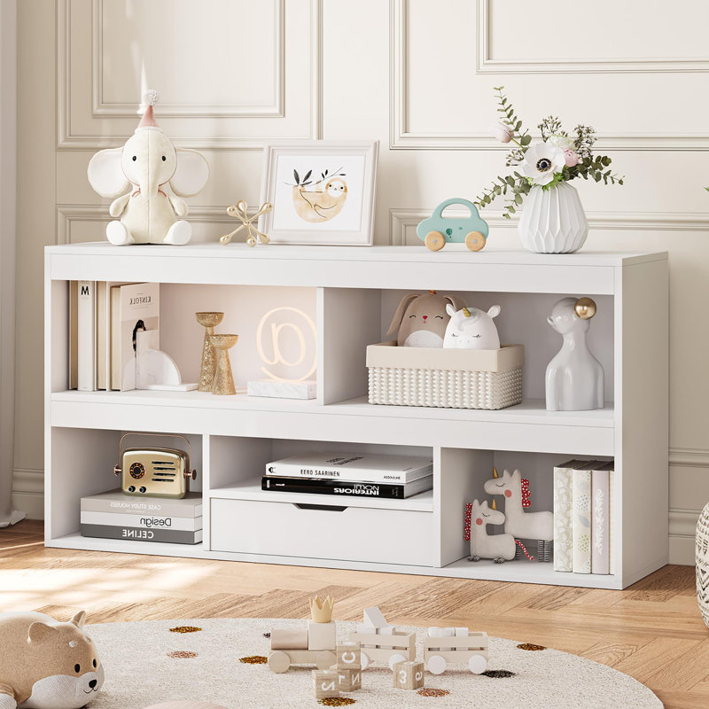 60.5cm H x 120cm W Bookcase, White