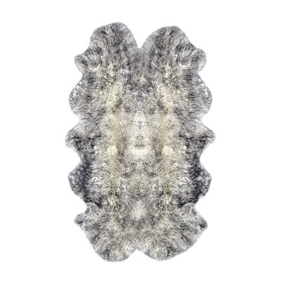 Tapis gris en peau de mouton Chatterton