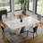 Modern White Rectangular Sintered Stone Dining Table with Z-shaped Pedestal Base-1928241774-1915446733