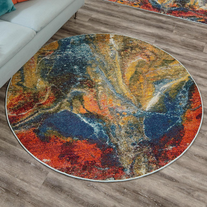 Tapis Wrought Studio ™ Ansela, Rond 7 pi 10 po