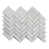 Carrara White-Polished-1x3 Inch Herringbone