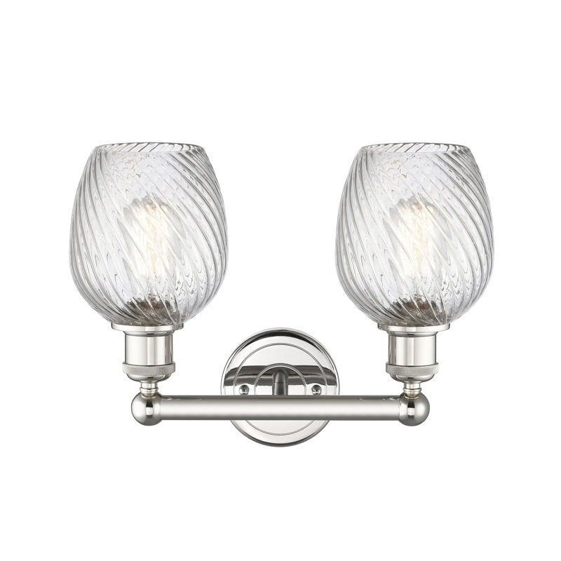 Éclairage pour meuble-lavabo à 2 lumières à intensité variable, Nickel poli