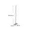Jamari 151.7cm Chrome LED Novelty Floor Lamp