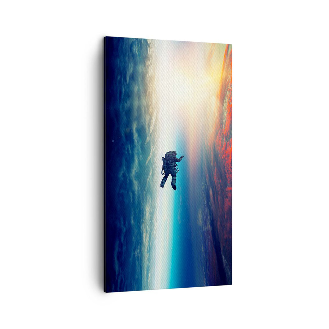 Fotodruck Cosmos Astronaut Planet