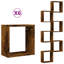 Wall Cube Shelves 6 Pcs 30X15x30 Cm-859790760