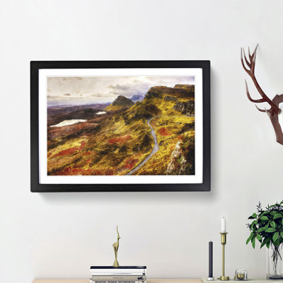 Mountain View in Scotland - Framed Print
