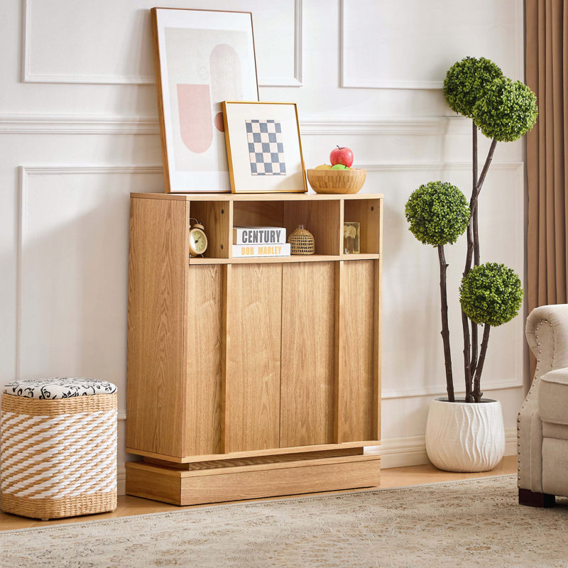 Buffet avec rangement, Naturel