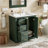 30'' Bathroom Vanity with Ceramic Sink Combo,Solid Wood Frame Bathroom Storage Cabinet, Freestanding Vanity Set with 3 Drawers& Soft Closing Doors-97105079