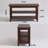 Space Saving Shoe Storage Bench, Solid Wood Modern Rack For Entryway