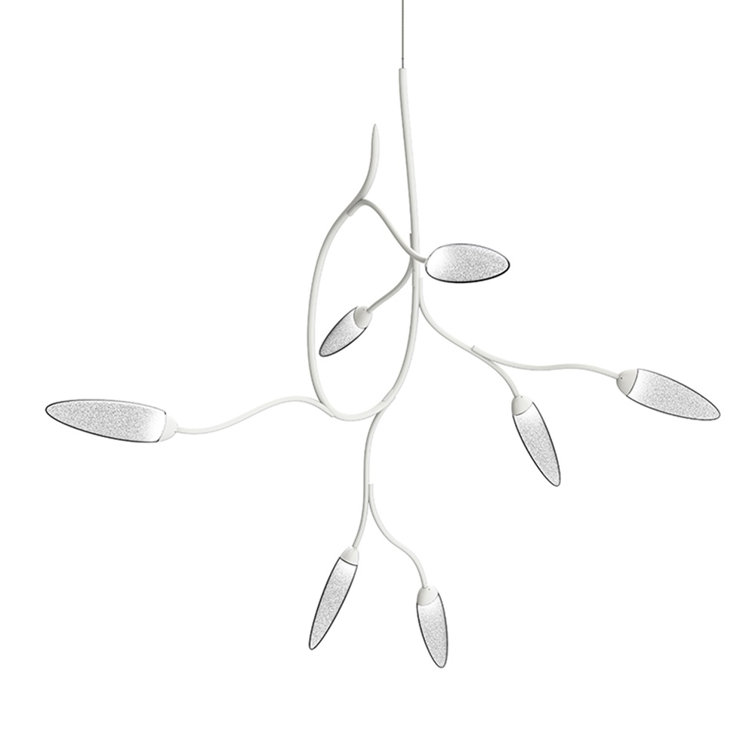 Vines 7 - Light Dimmable LED Modern Linear Chandelier