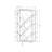 Bookcase, Bookshelf,Etagere, 3 Tier, 60"H, Office, Bedroom, Laminate, Black Metal, Contemporary, Modern-1525021543