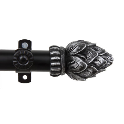 Rech Adjustable Bay Window Single Curtain Rod