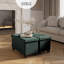 Banc repose-pieds en velours avec rangement amovible Nestl-132127320-132127323