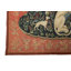Hand-Knotted High-Quality Rust and Green Area Rug
