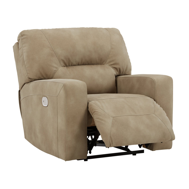 Fauteuil inclinable électrique de 39 po de largeur, Microfibre ardoise / microsuède