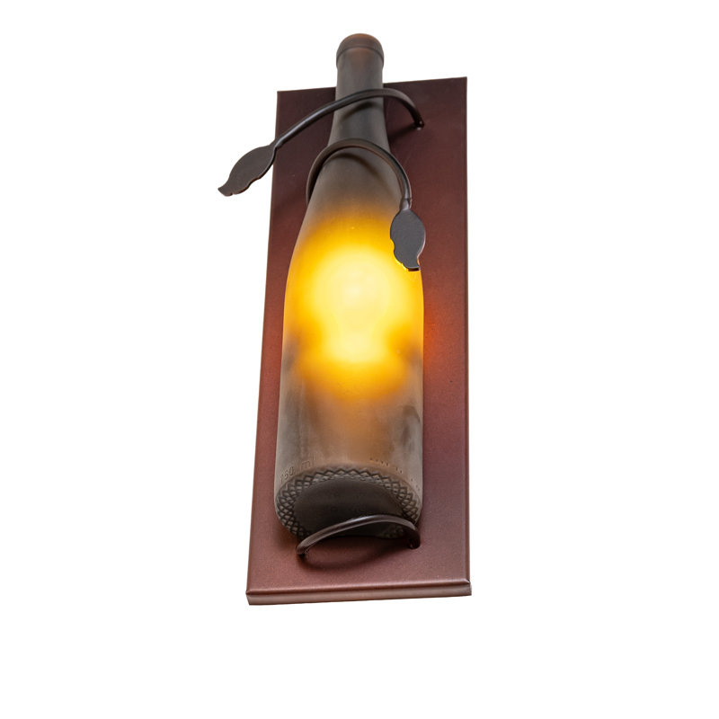 Tuscan Vineyard 1 - Light Flush Mounted Sconce, Blue, Silver, INT