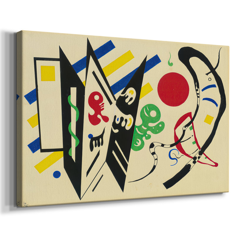 Sur les pointes - Wassily Kandinsky - Toile tendue avec châssis - 1928, 18 x 27
