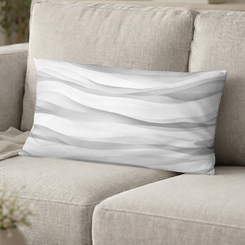 Coussin décoratif abstrait Abstract, H 12 po x l 20 po