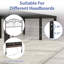  Base de lit plateforme en métal noir 16 po Turberville avec support en lattes d'acier, aucun sommier requis, taille simple-157803622-195650542