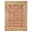 High-Quality Hand-Knotted Red And Green Area Rug