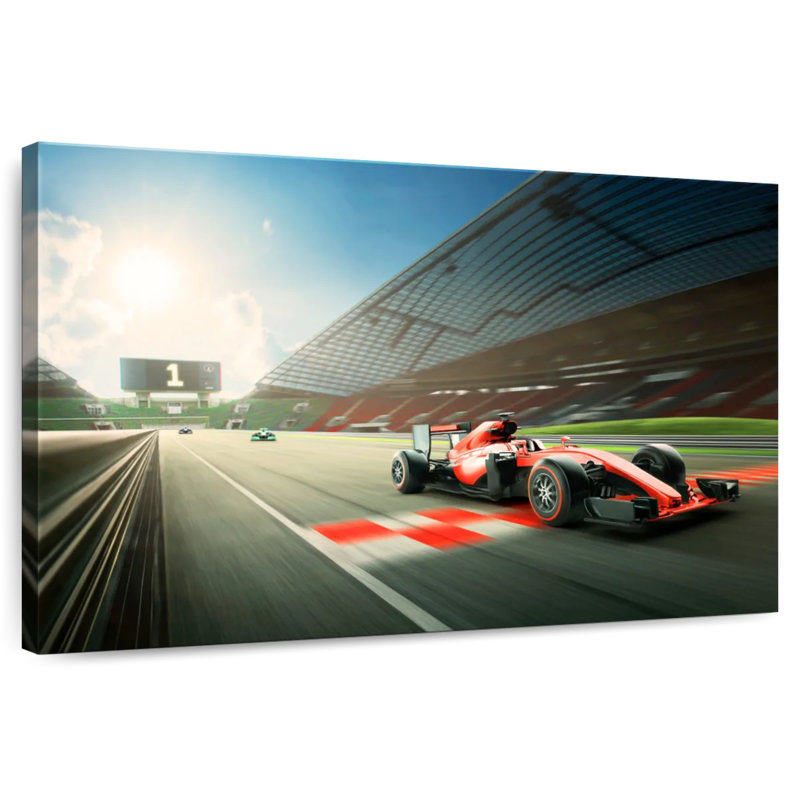 Mehar Formula One Race, 26" H x 39" W