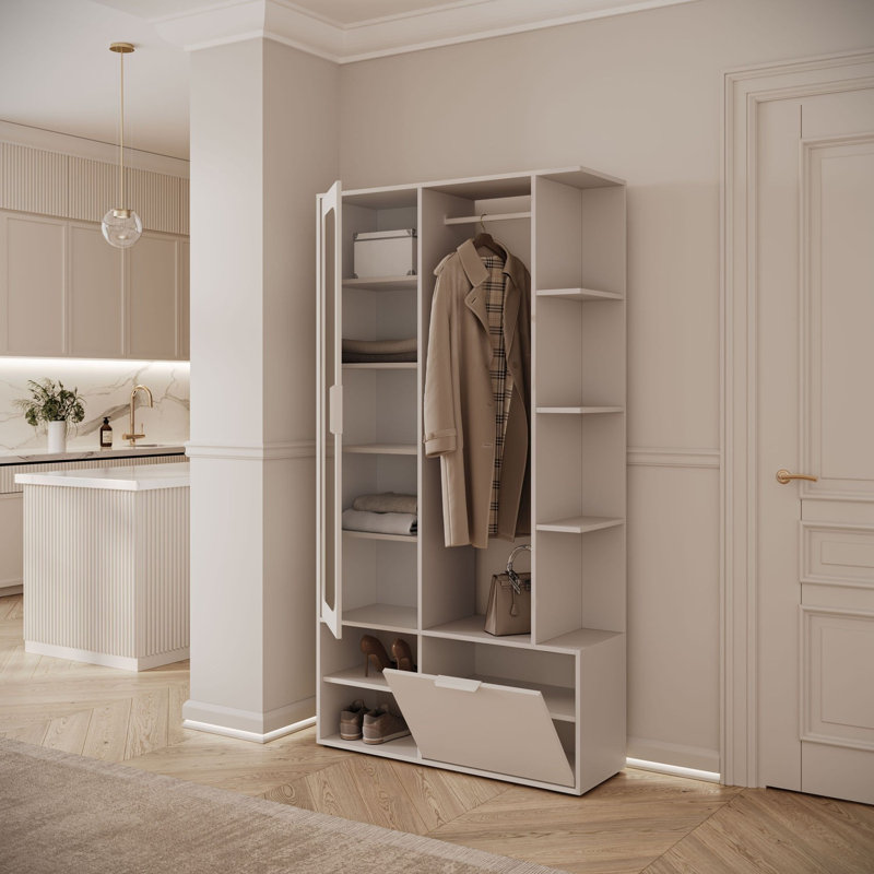 100 cm W Hall Tree, Cashmere