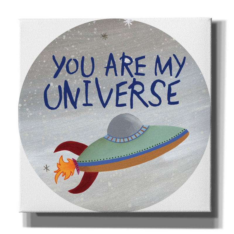 «Futur Space Explorer Collection C» par Regina Moore, art mural sur toile, H 12 po x l 12 po x P 0,75 po