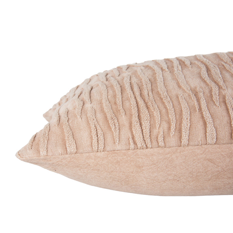 Coussin 100% coton, Polyester, Taupe