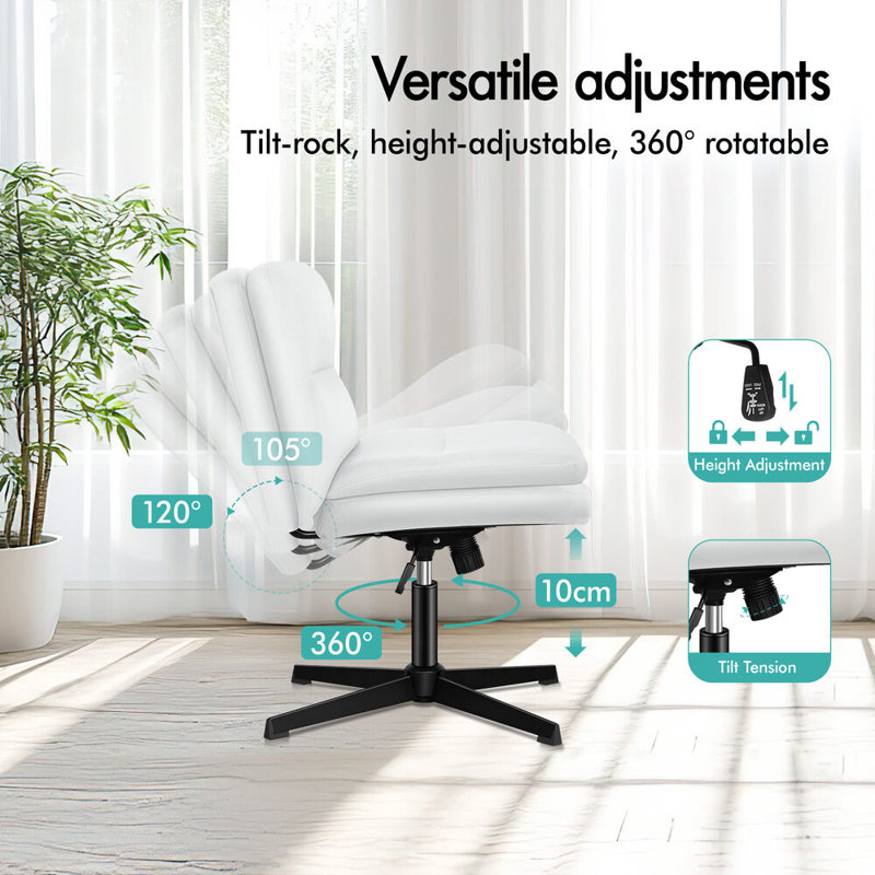 Taiton Office Chair, White