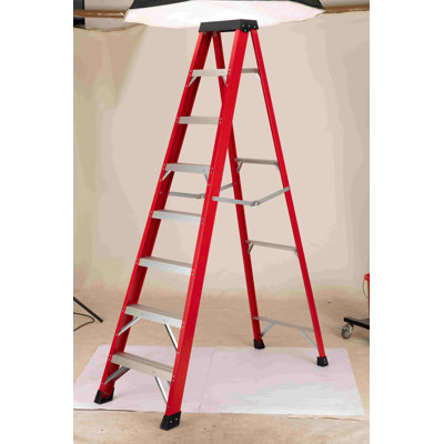 Fiberglass Ladder, 330 Lb Load Capacity