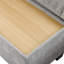 Canapé modulaire gris avec table basse mobile et fonctionnelle - Gadget décoratif élégant, touche moderne-1134650906