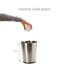 Poubelle en acier inoxydable 1,32 gallons Lourdine
