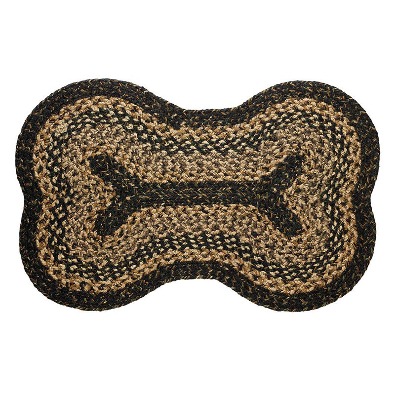 Tapis Kwanesha, Noir / brun / beige