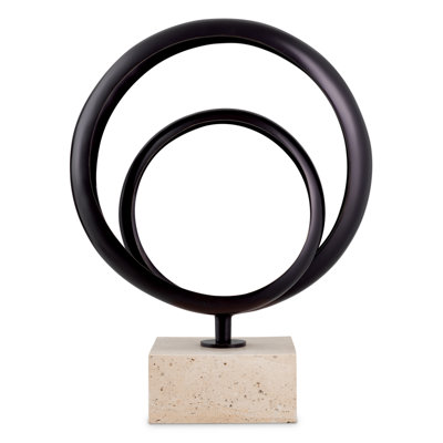 Object Elena Bronze Highlight Finish Travertine