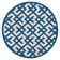 Arneshia Geometric Navy/Beige Indoor/Outdoor Area Rug